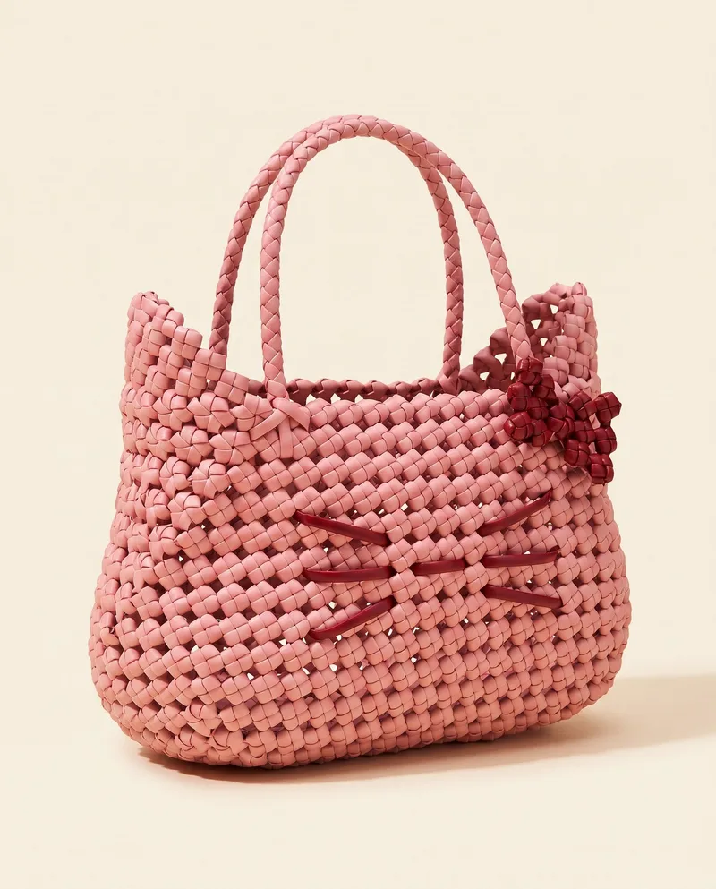 Blush Cat Basket 粉樱猫咪篮