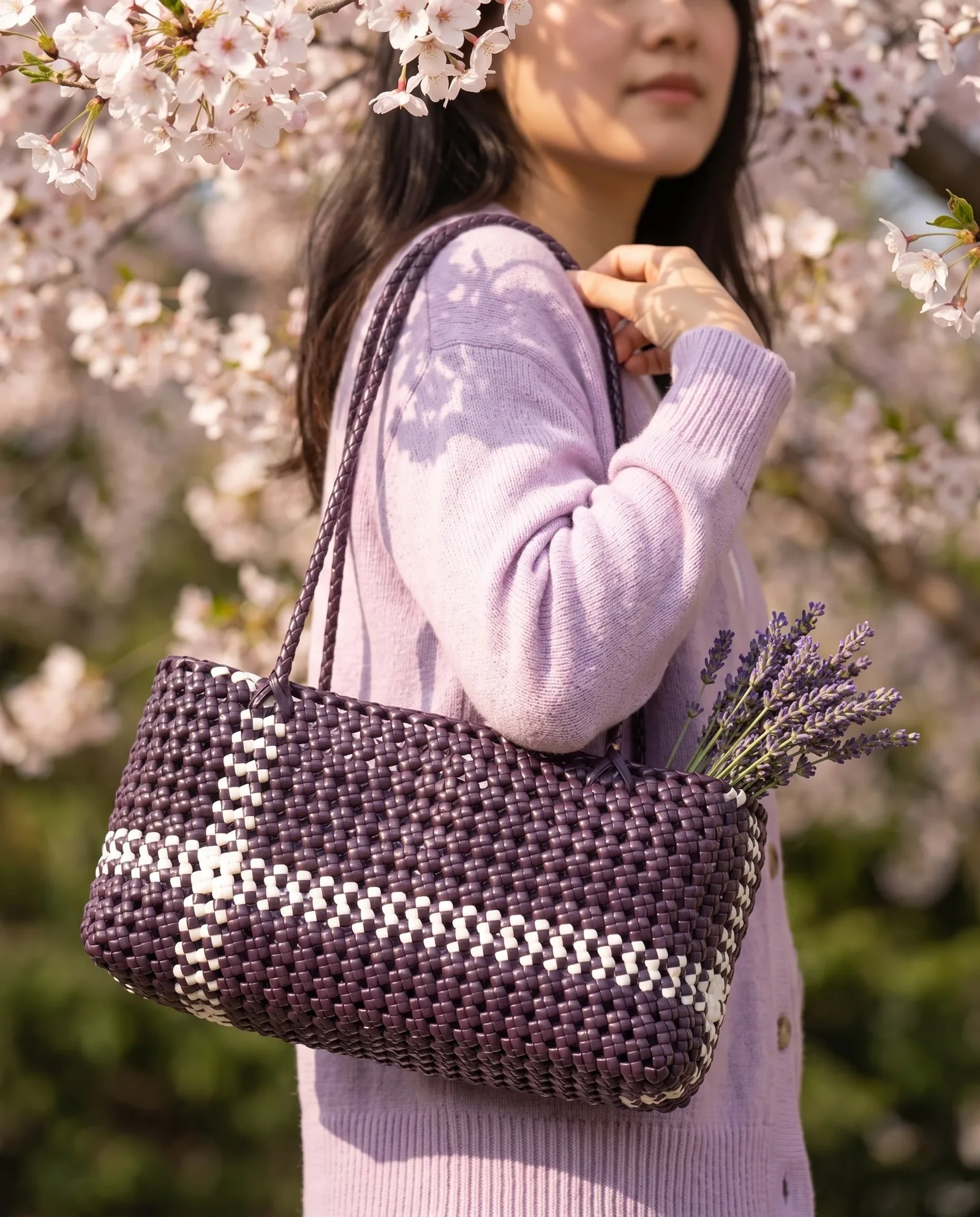 Amethyst Ice Knot Tote