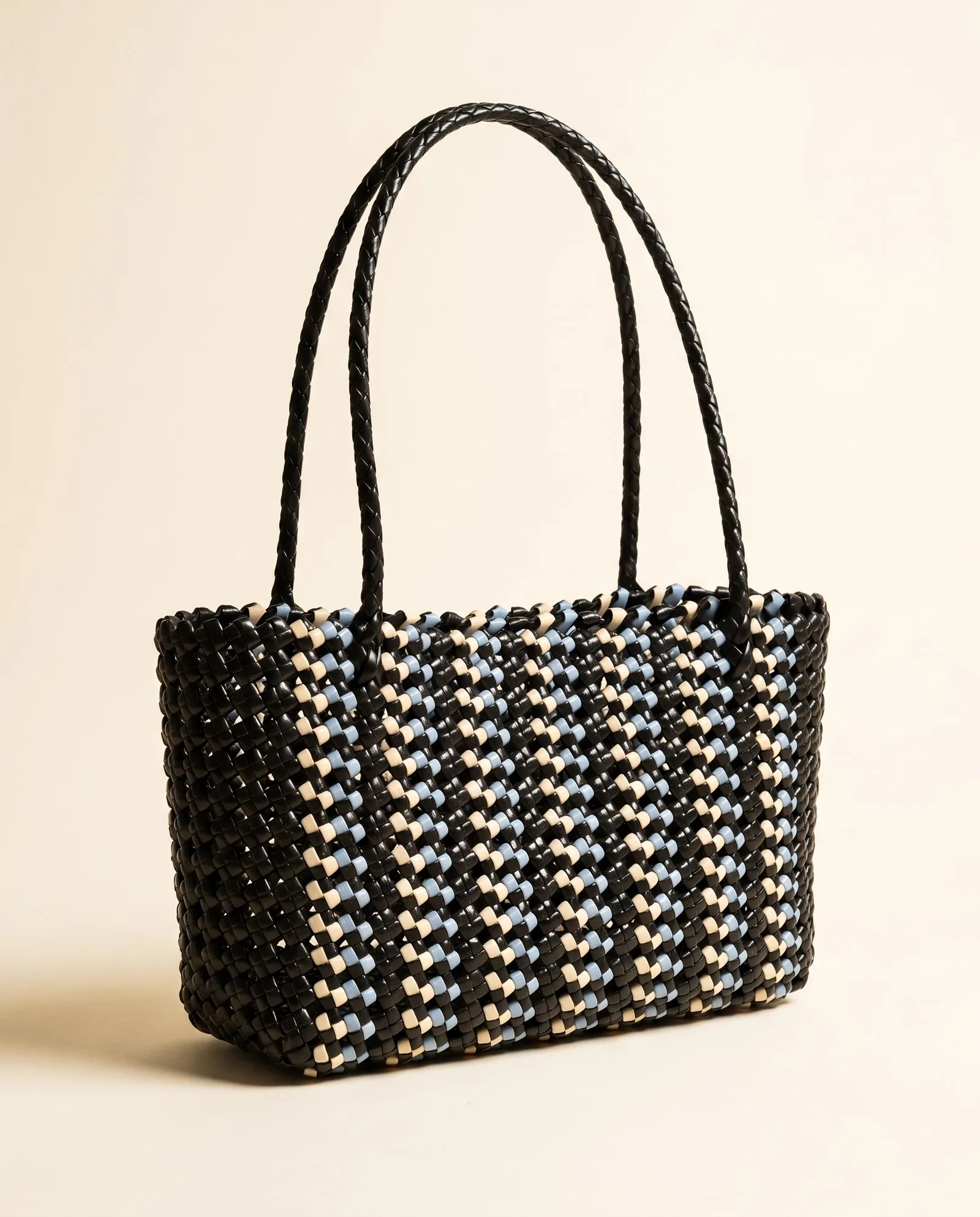 Ink Hydrangea Knot Tote 墨绣球结织托特