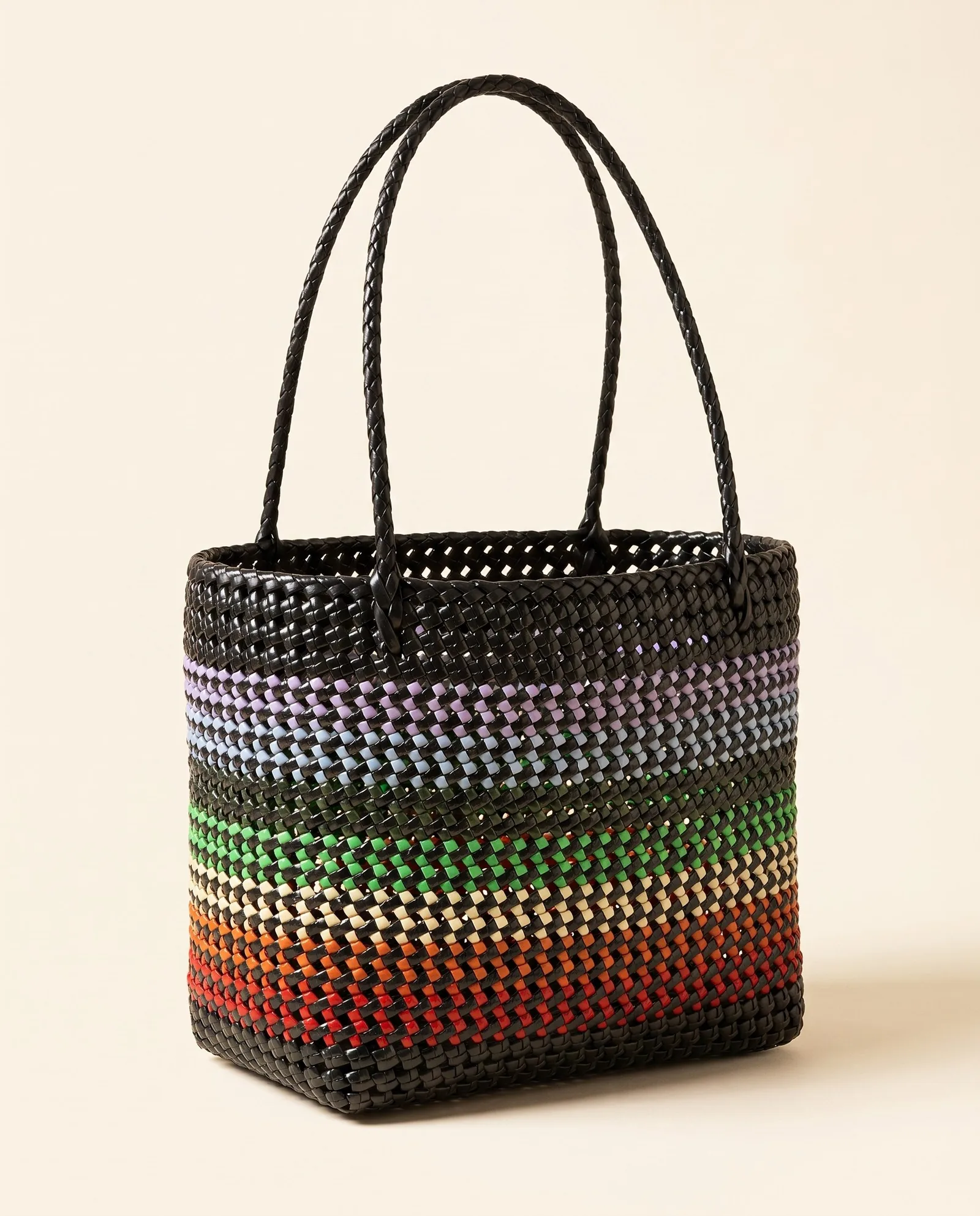 Midnight Rainbow Knot Tote 午夜彩虹结织托特