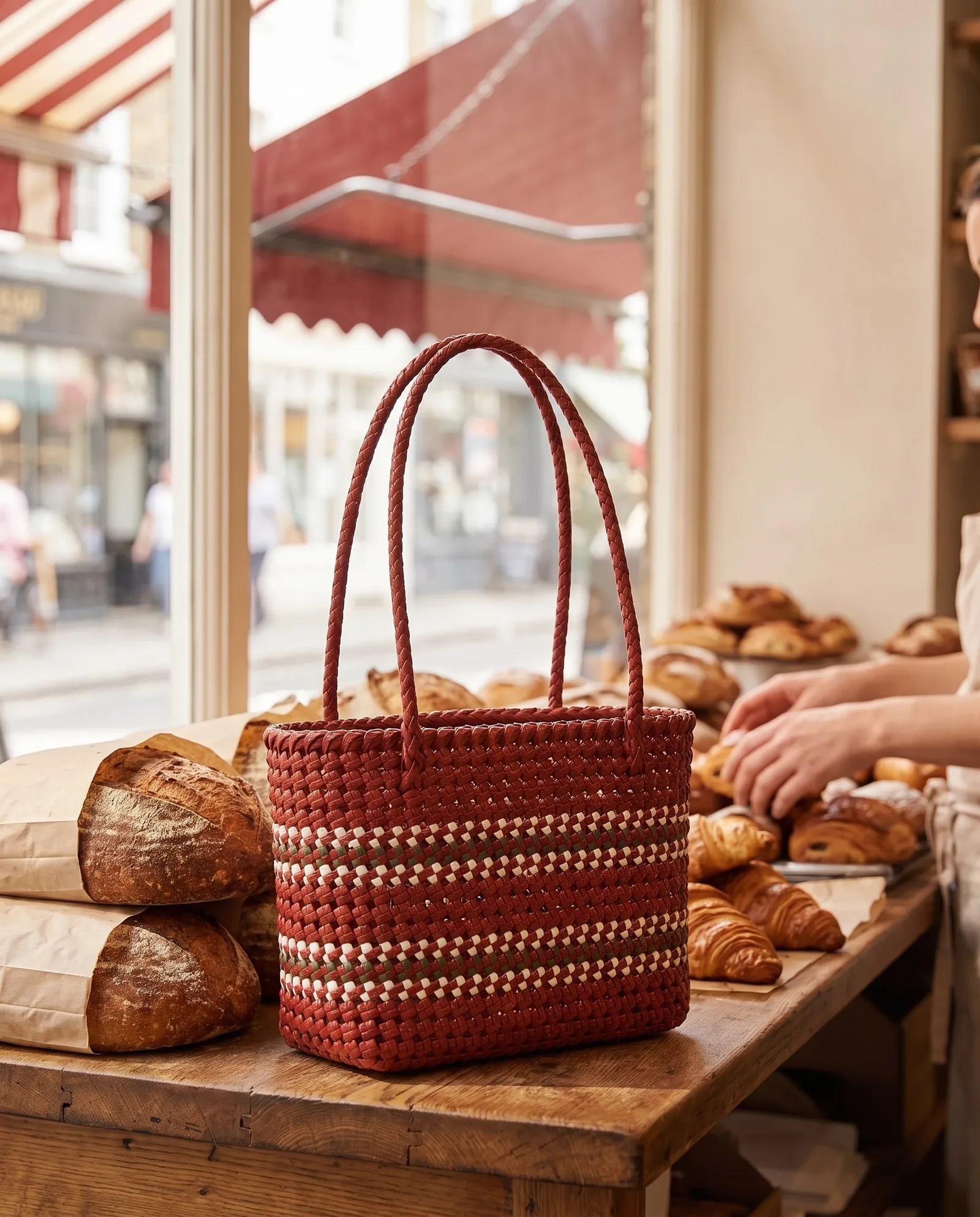 Scarlet Ribbon Knot Tote