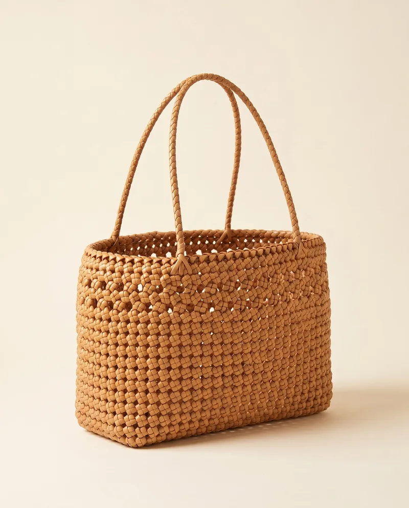 Camel Honeycomb Tote 驼色蜂巢托特