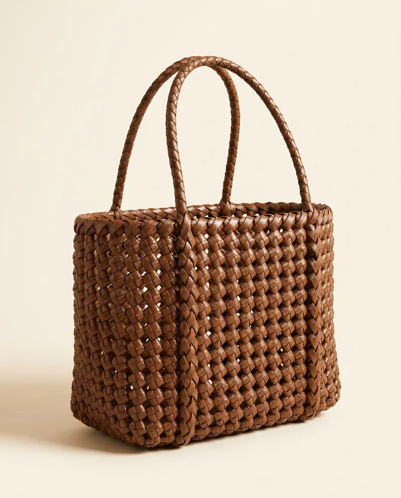 Walnut Lattice Tote 胡桃镂空托特