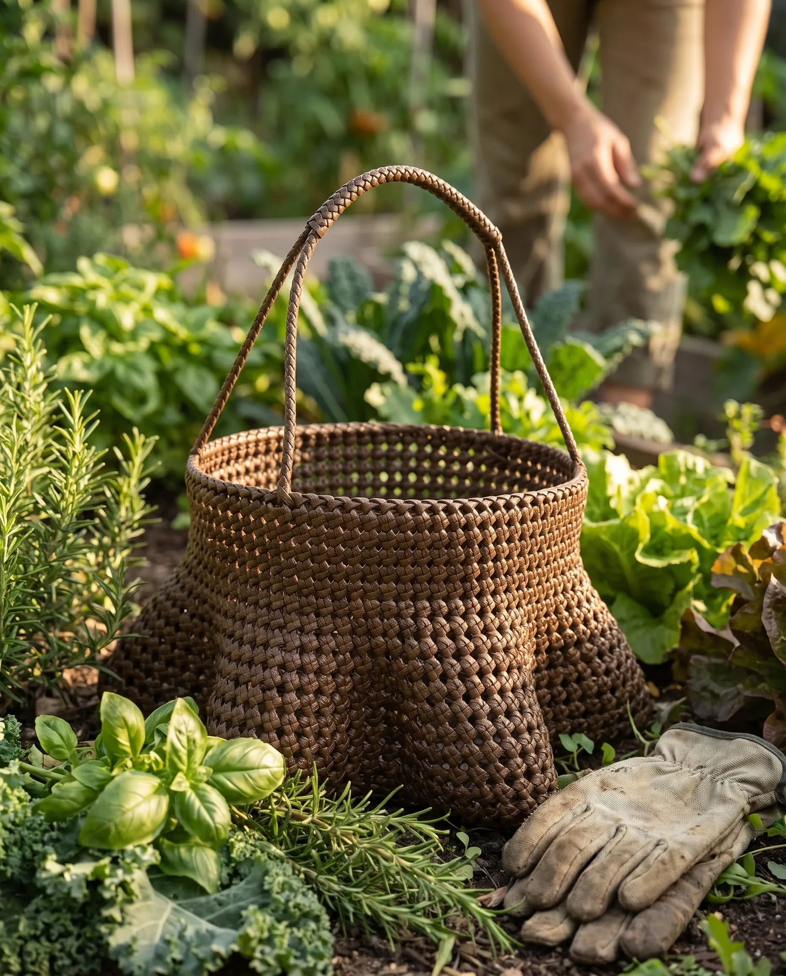 Olive One-Handle Pail