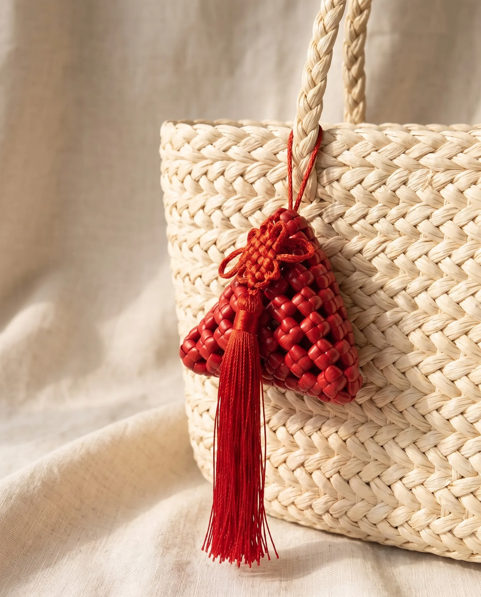 Cinnabar Zongzi Charm