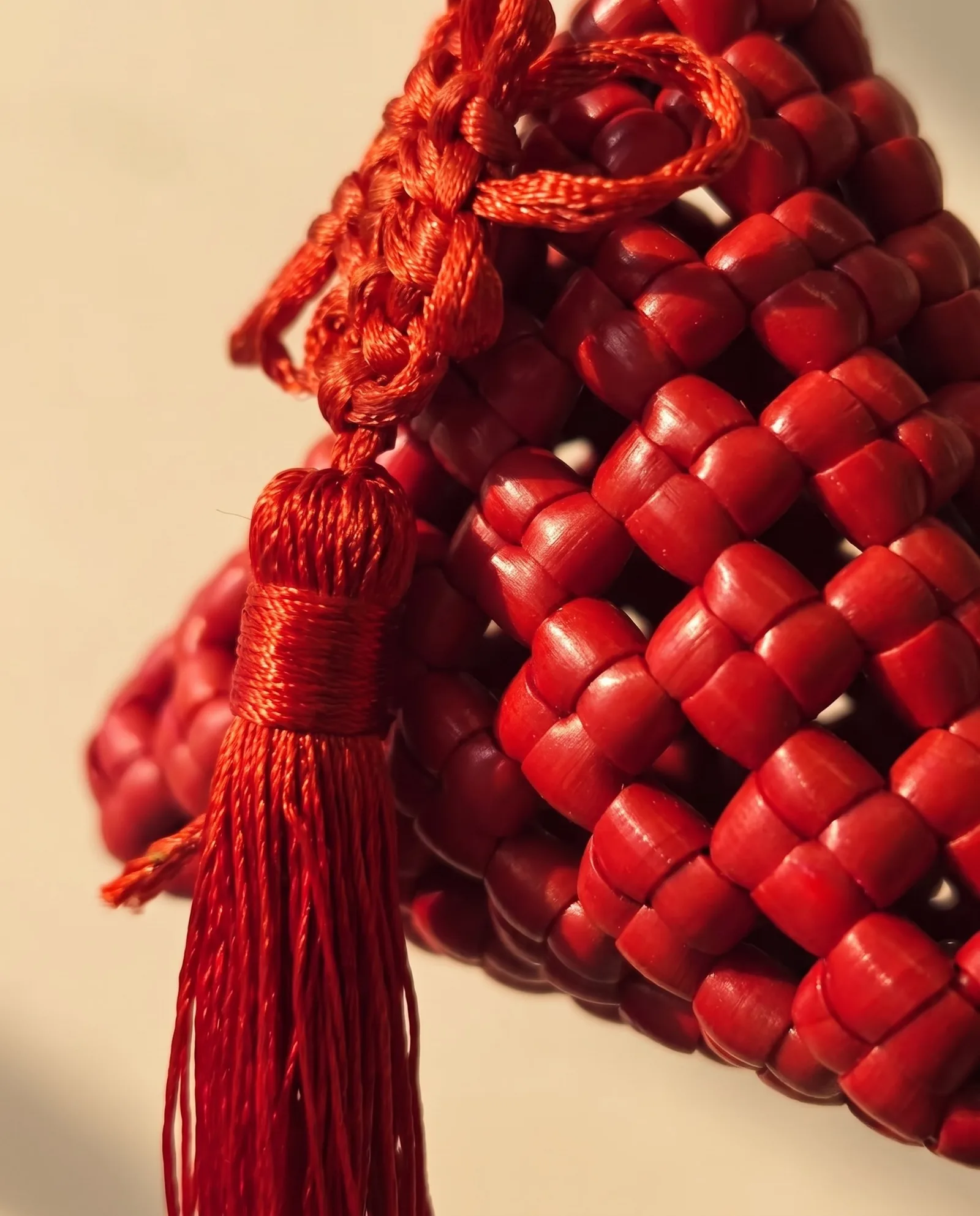 Cinnabar Zongzi Charm 朱砂粽子挂饰