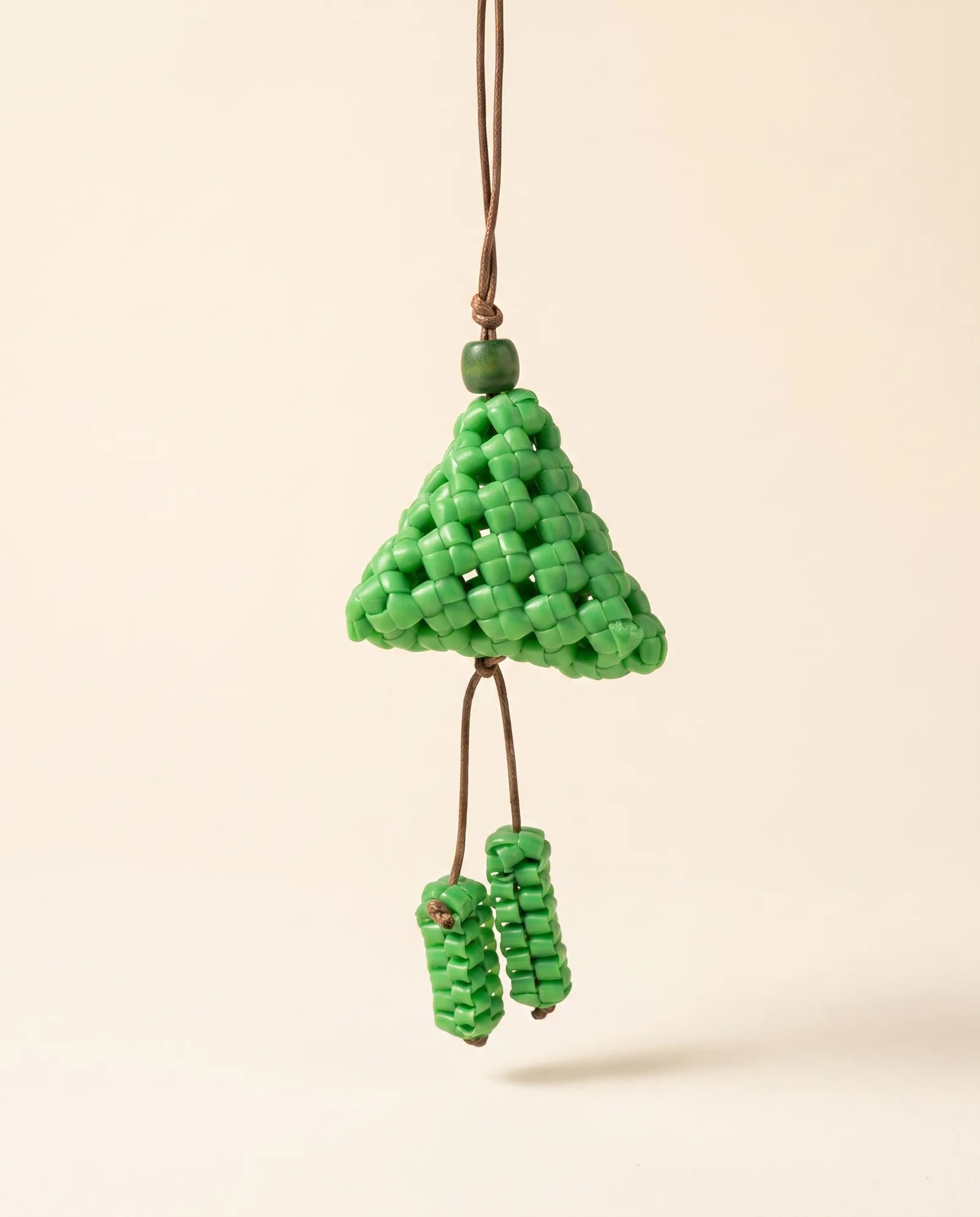 Jade Zongzi Charm 翡翠粽子挂饰