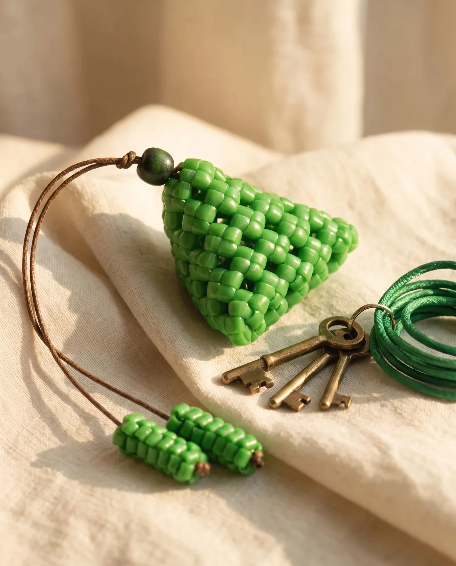 Jade Zongzi Charm
